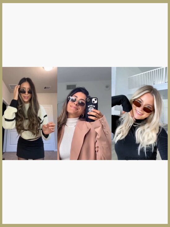 Retro Rectangle Sunglasses with Metal Frames and UV400 Protection